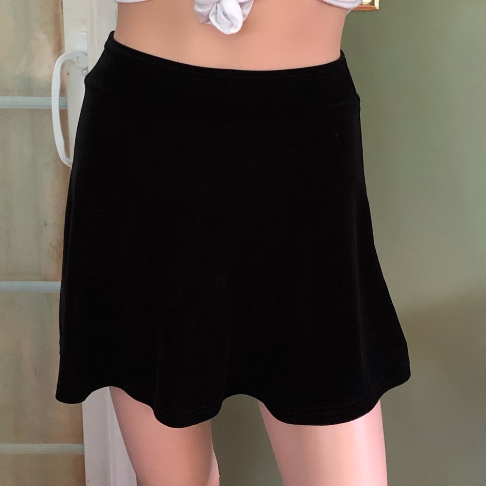 Perfectly Dressed Velvet Skirt